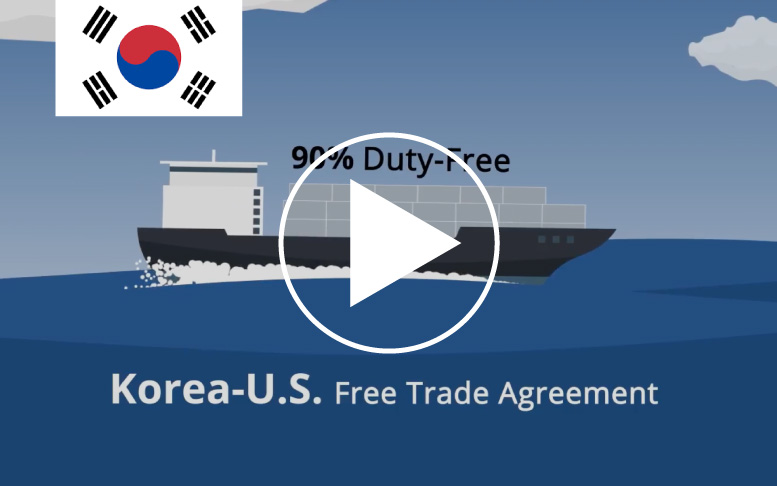 Export to Korea Video