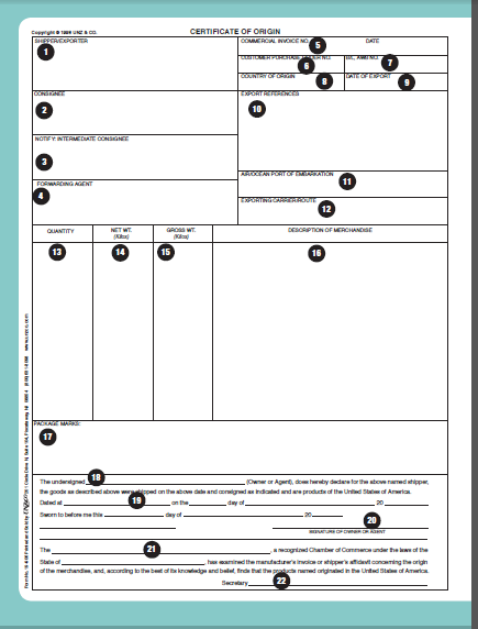 Certificate Of Origin Sample Letter from legacy.export.gov